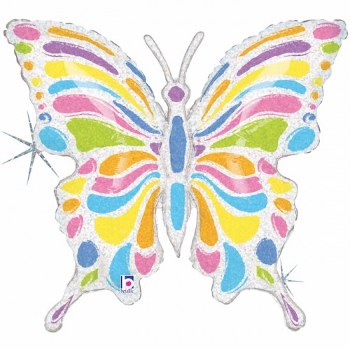 Butter Fly foil Balloon 33"
