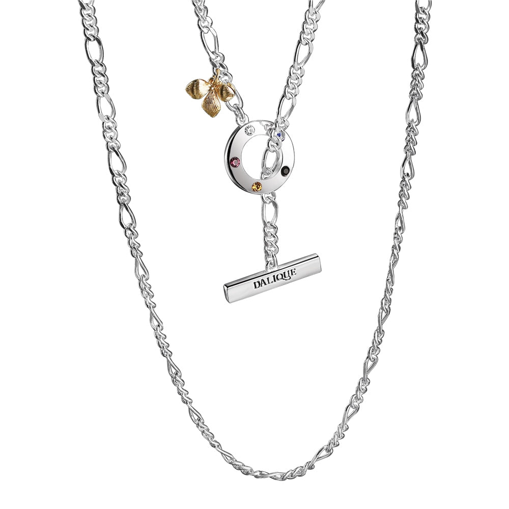 Dalique Necklace with Multicoloured Stones