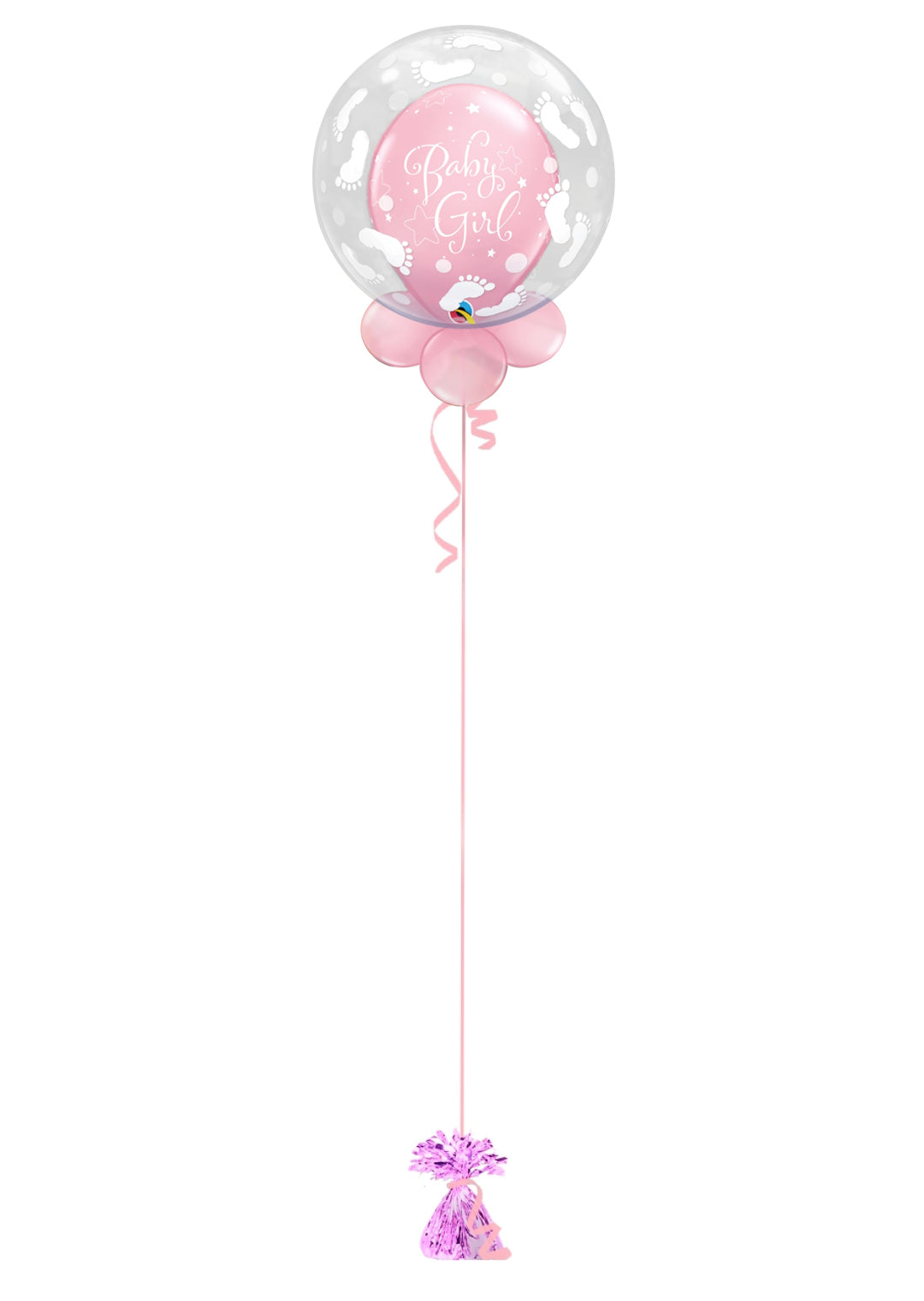Baby Girl Bubble Balloon