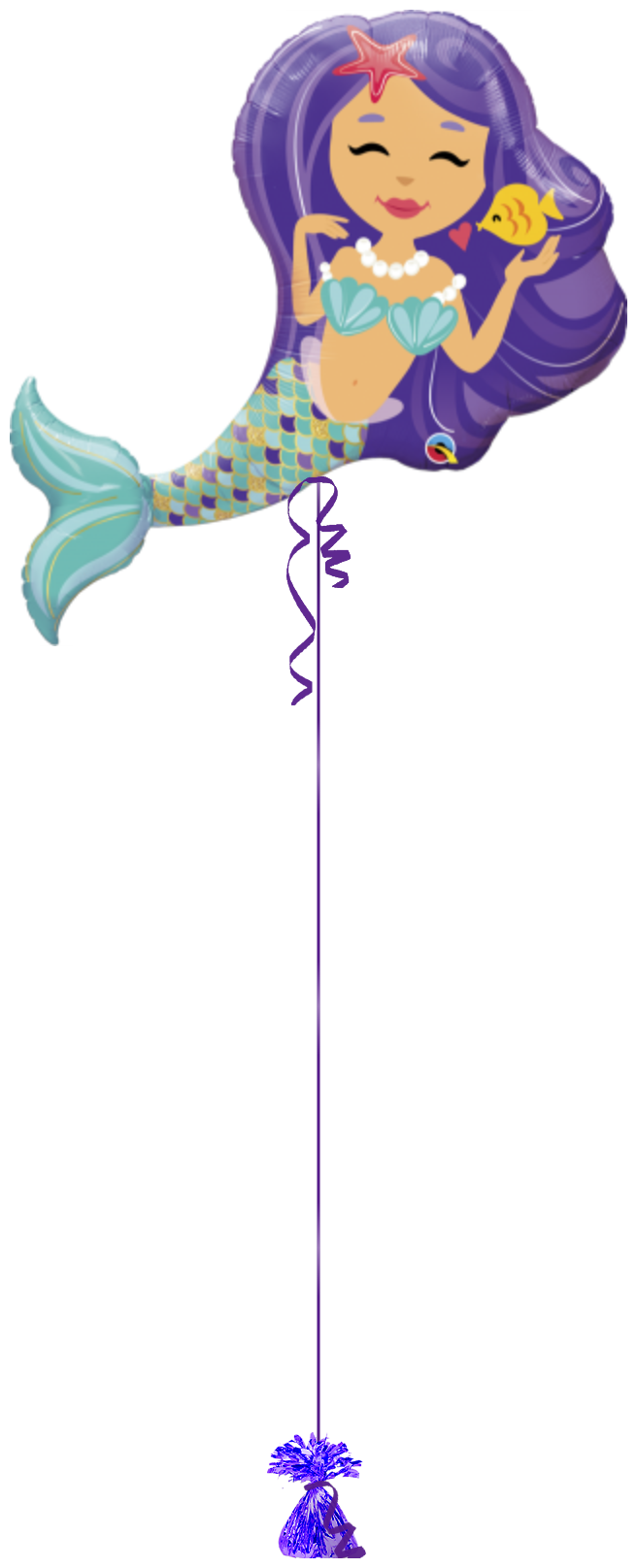 Mermaid Balloon 29"