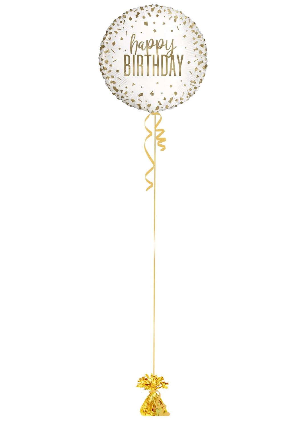 Birthday White & Gold