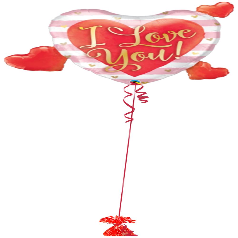 I Love You Hearts Balloon