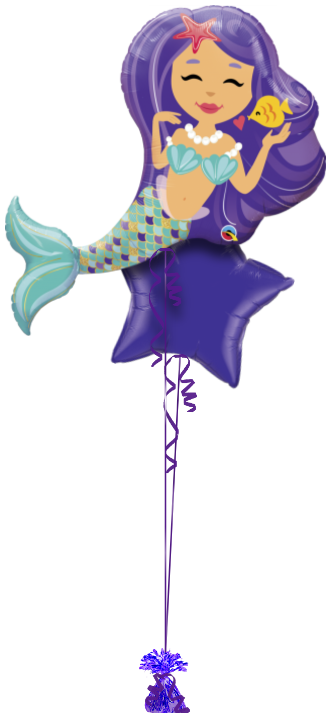 Mermaid Balloon 29"