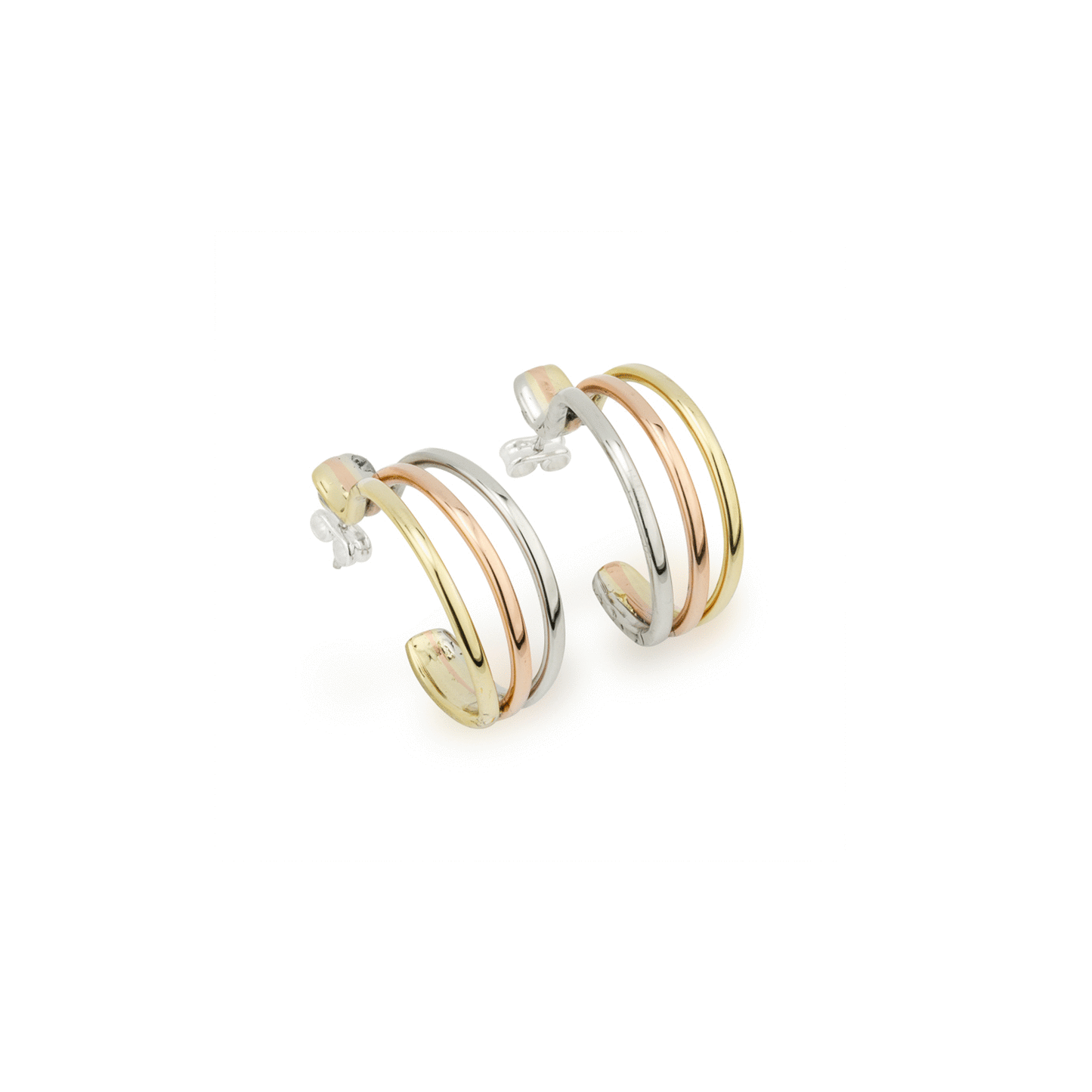 3 Colour Hoop Earrings - A & M News and Gifts