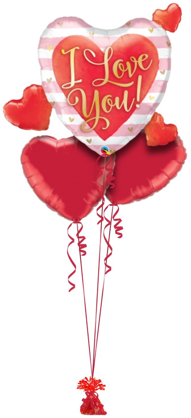 I Love You Hearts Balloon