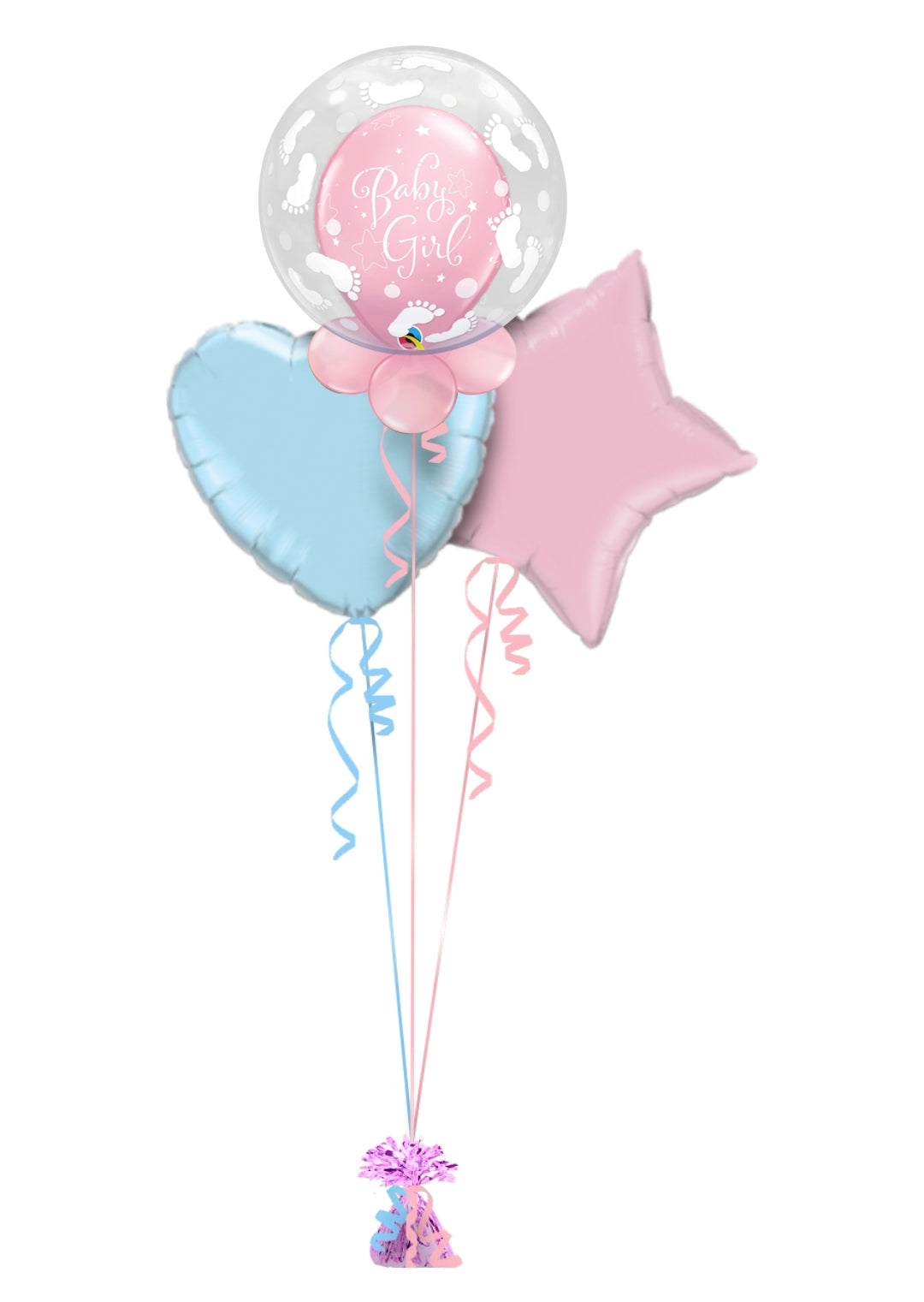 Baby Girl Bubble Balloon