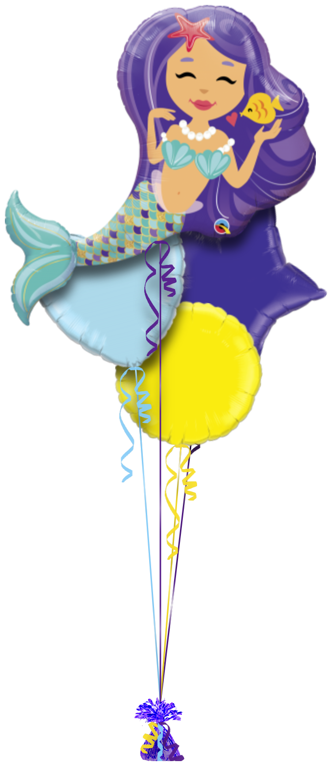 Mermaid Balloon 29"