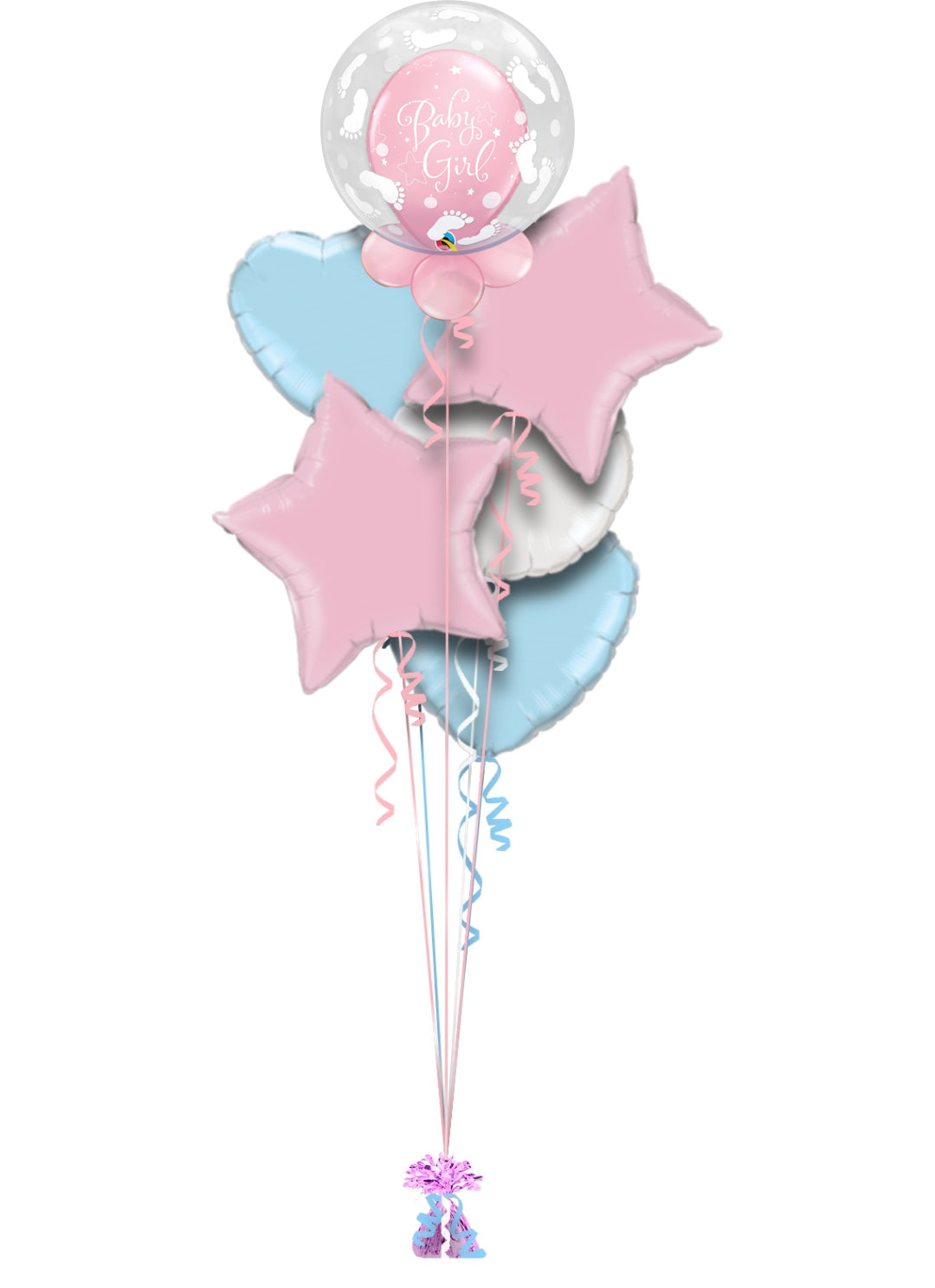 Baby Girl Bubble Balloon