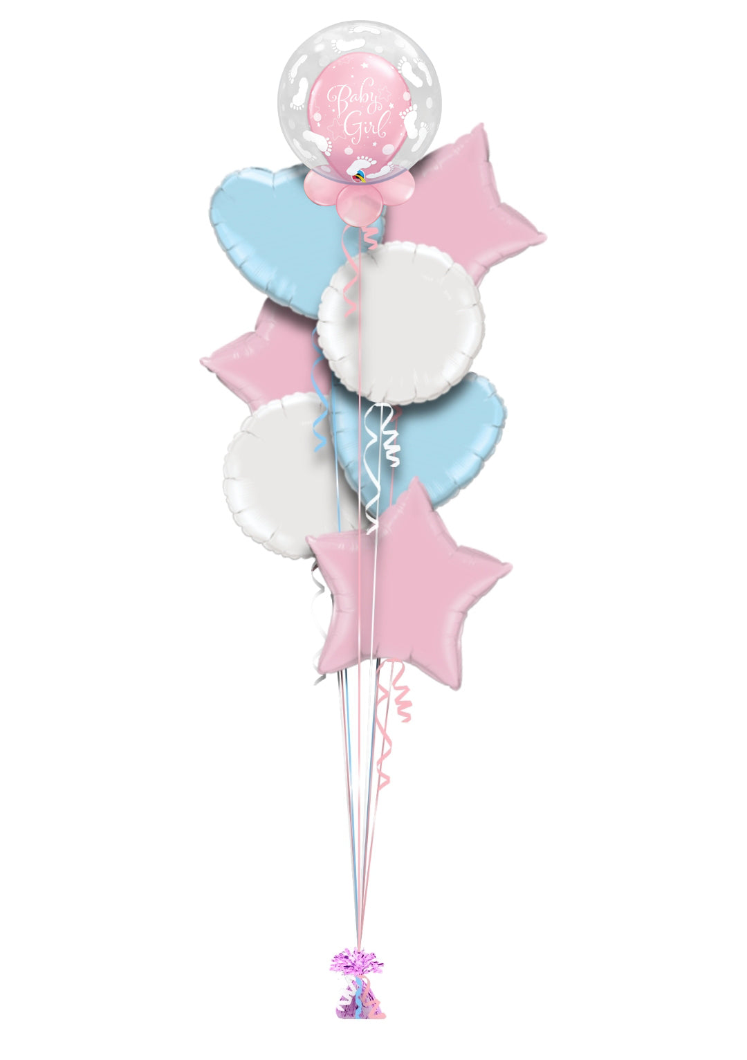 Baby Girl Bubble Balloon