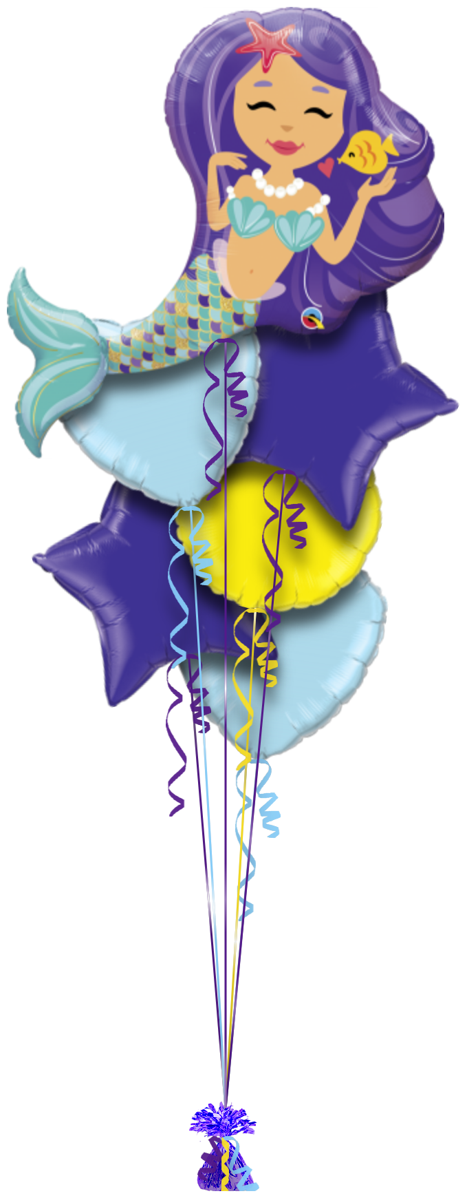 Mermaid Balloon 29"