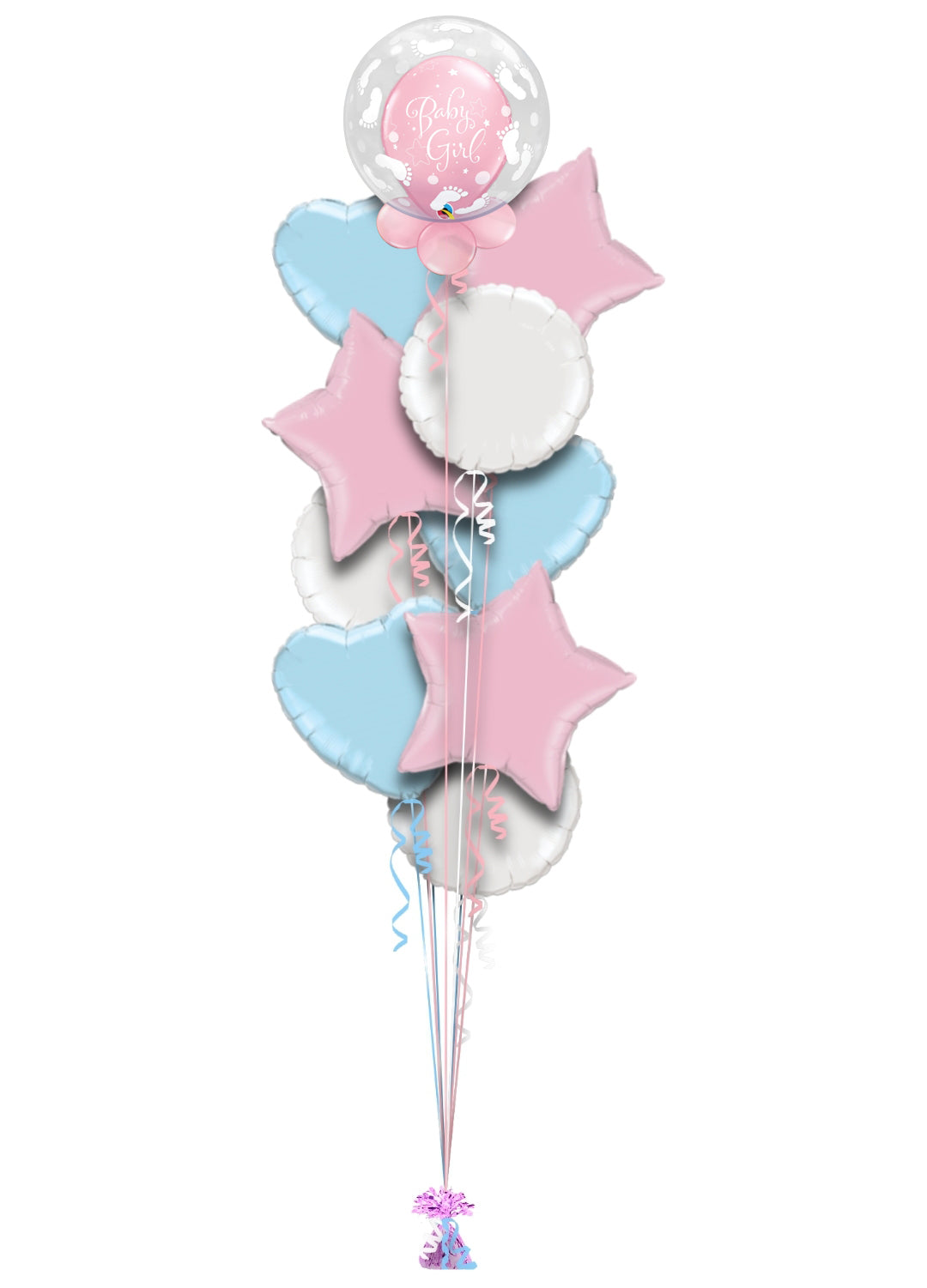 Baby Girl Bubble Balloon