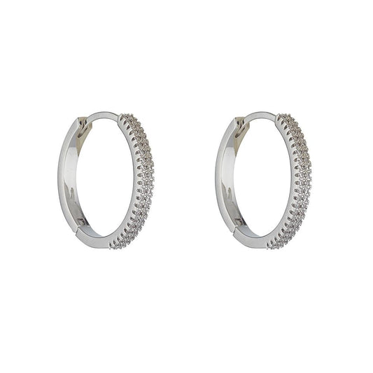 Savanah Rhodium Earrings  Knight & Day