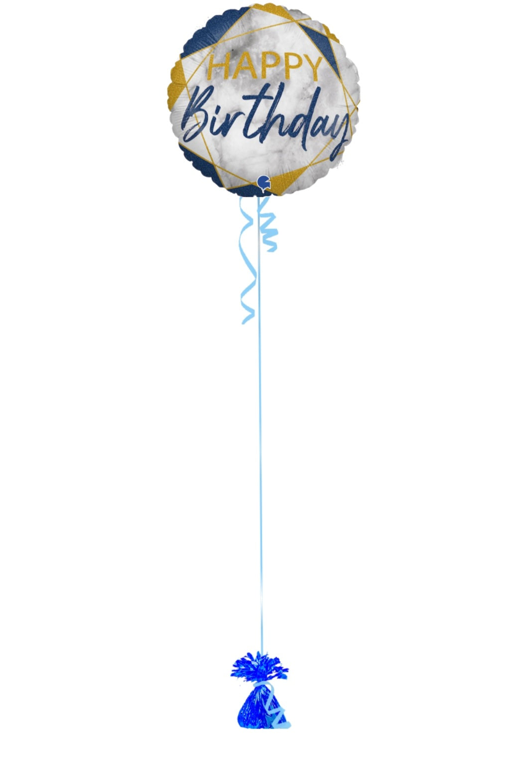 Birthday Blue & Gold