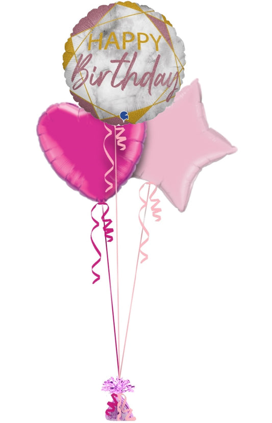 Birthday Pink & Gold