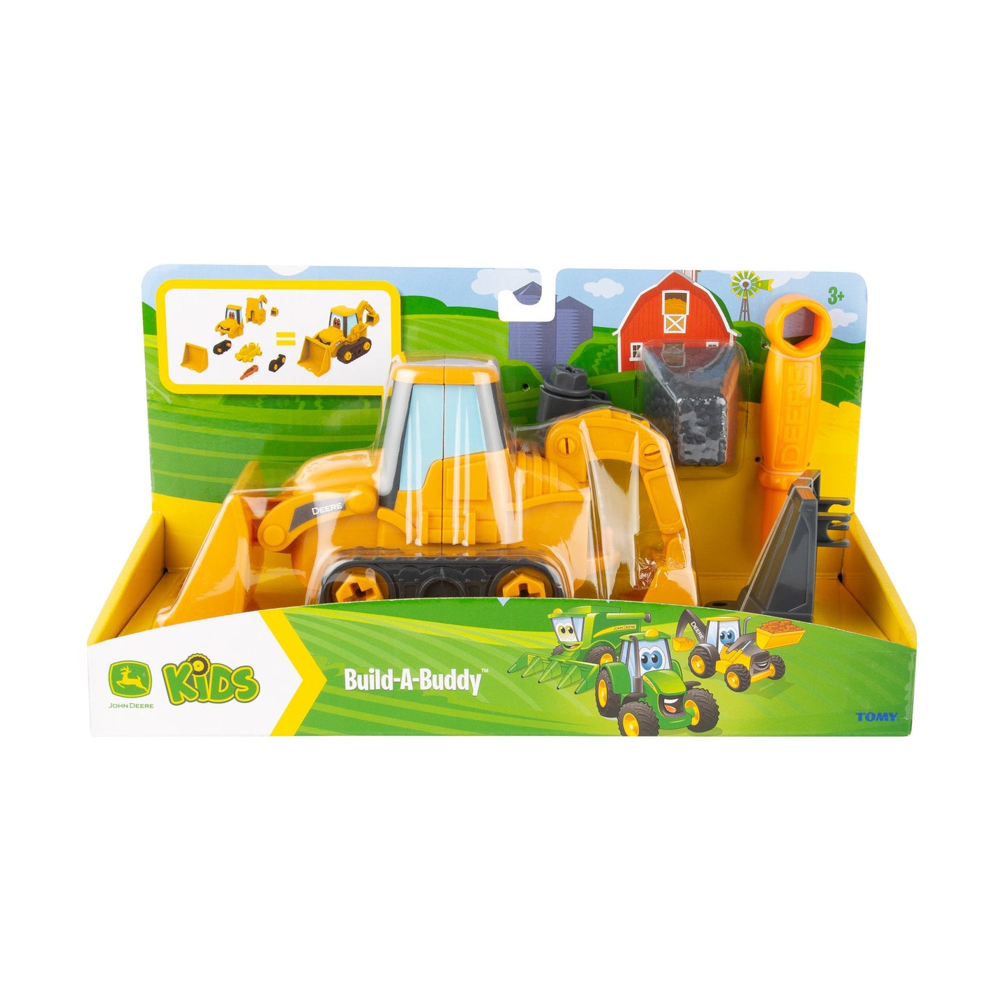 TOMY John Deere Build-A-Buddy Backhoe