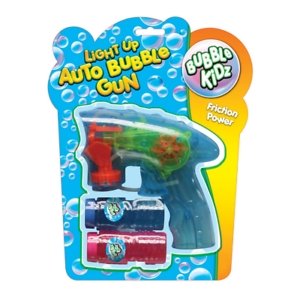 Auto Bubble Gun With Lights - A & M News and Gifts