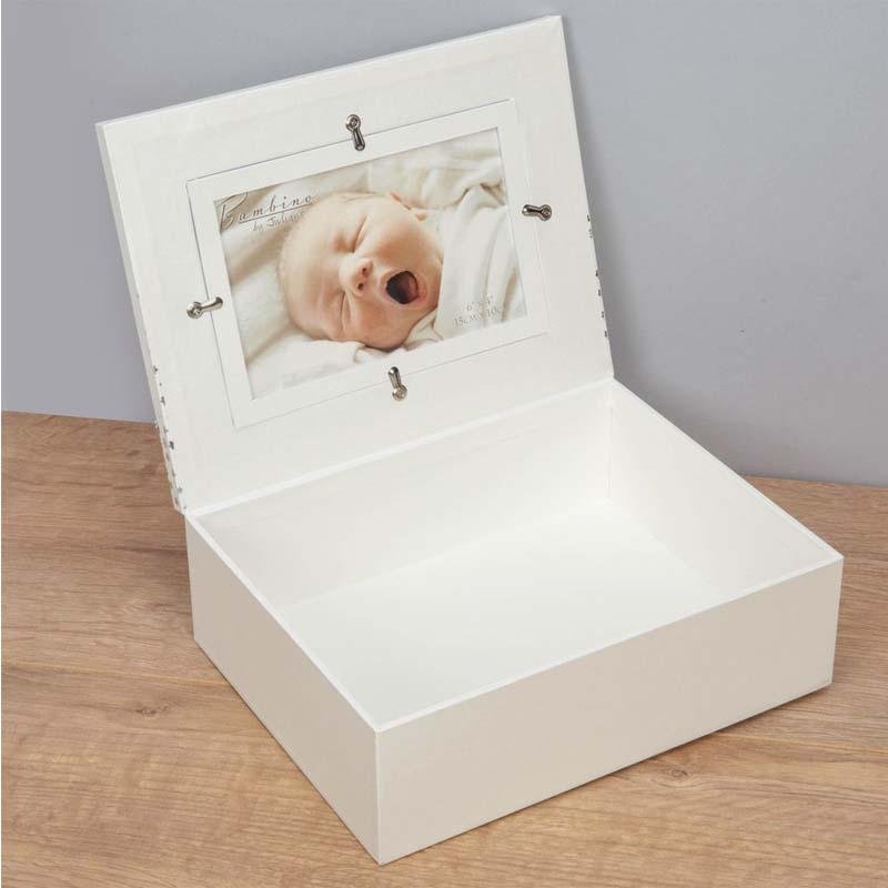 Bambino Little Star Keepsake Photo Box - 6" X 4" - A & M News and Gifts