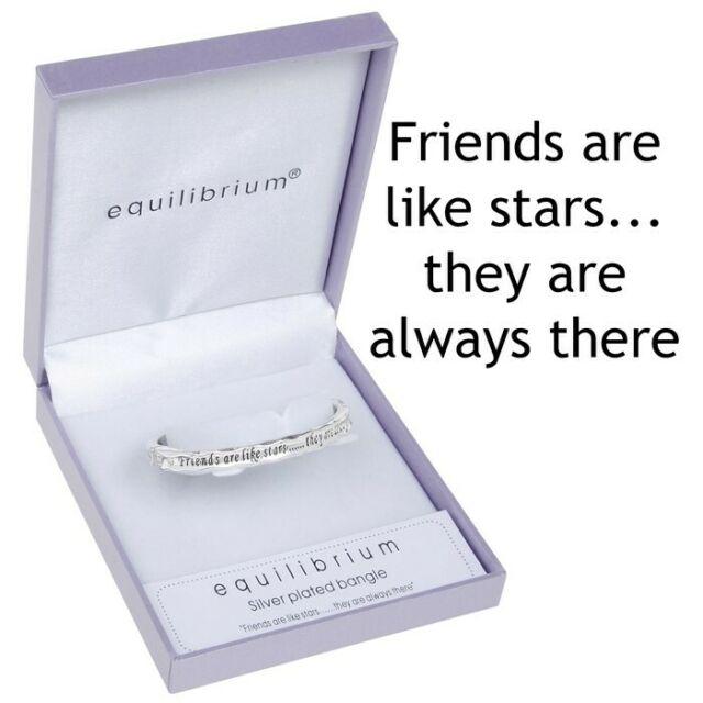 Equilibrium Bangle - Friends, Silver Plated - A & M News and Gifts