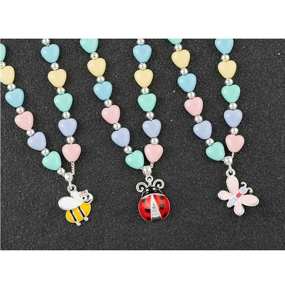 Equilibrium Girls Silver Plated Pastel Necklace - A & M News and Gifts