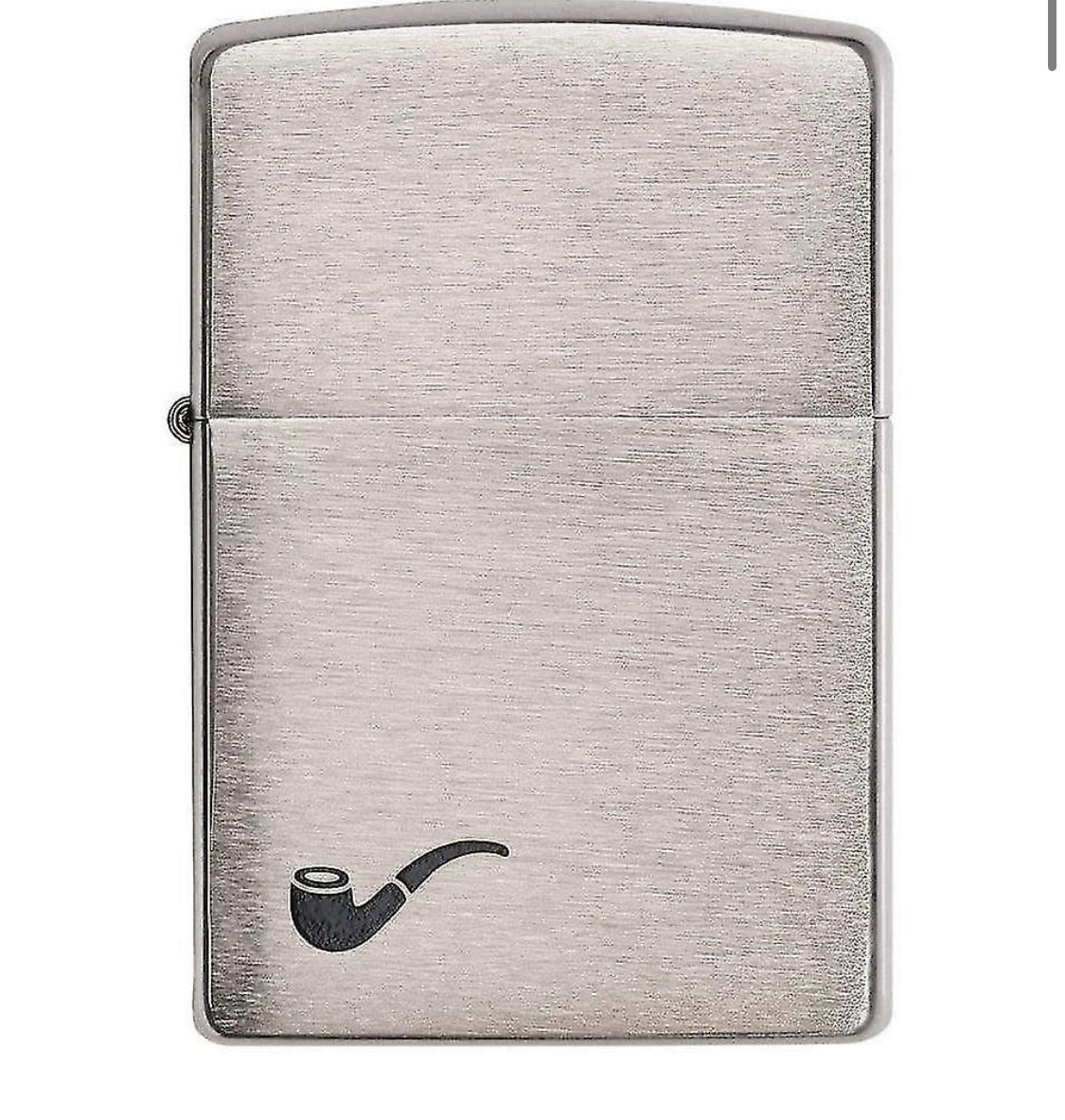 Zippo Pipe Brushed Chrome Lighter
