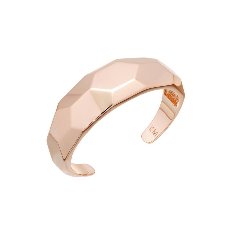 KAREN MILLEN FACET ROSE GOLD CUFF - A & M News and Gifts