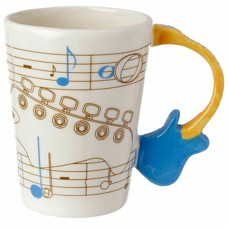 Musical Score Guitar Novelty Mug - A & M News and Gifts