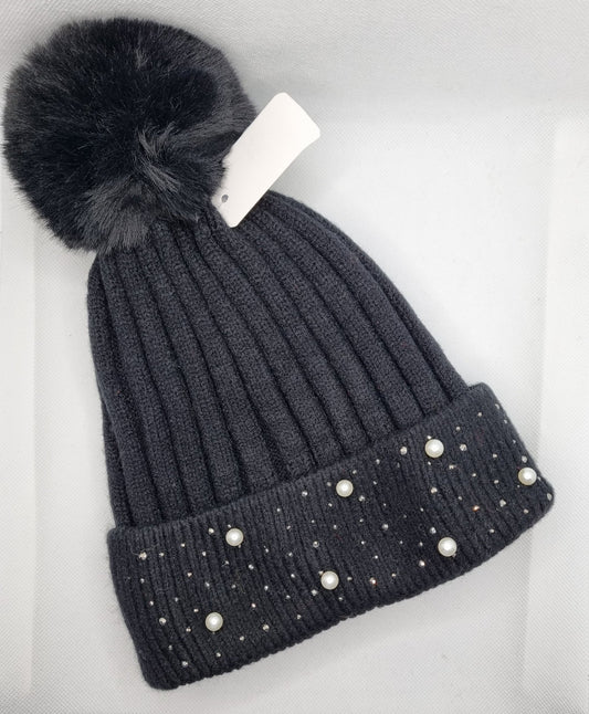 Pomp Hat Black Pearl - A & M News and Gifts