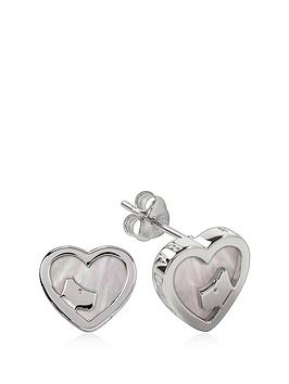 Radley Love Radley Sterling Silver Heart Earrings - A & M News and Gifts