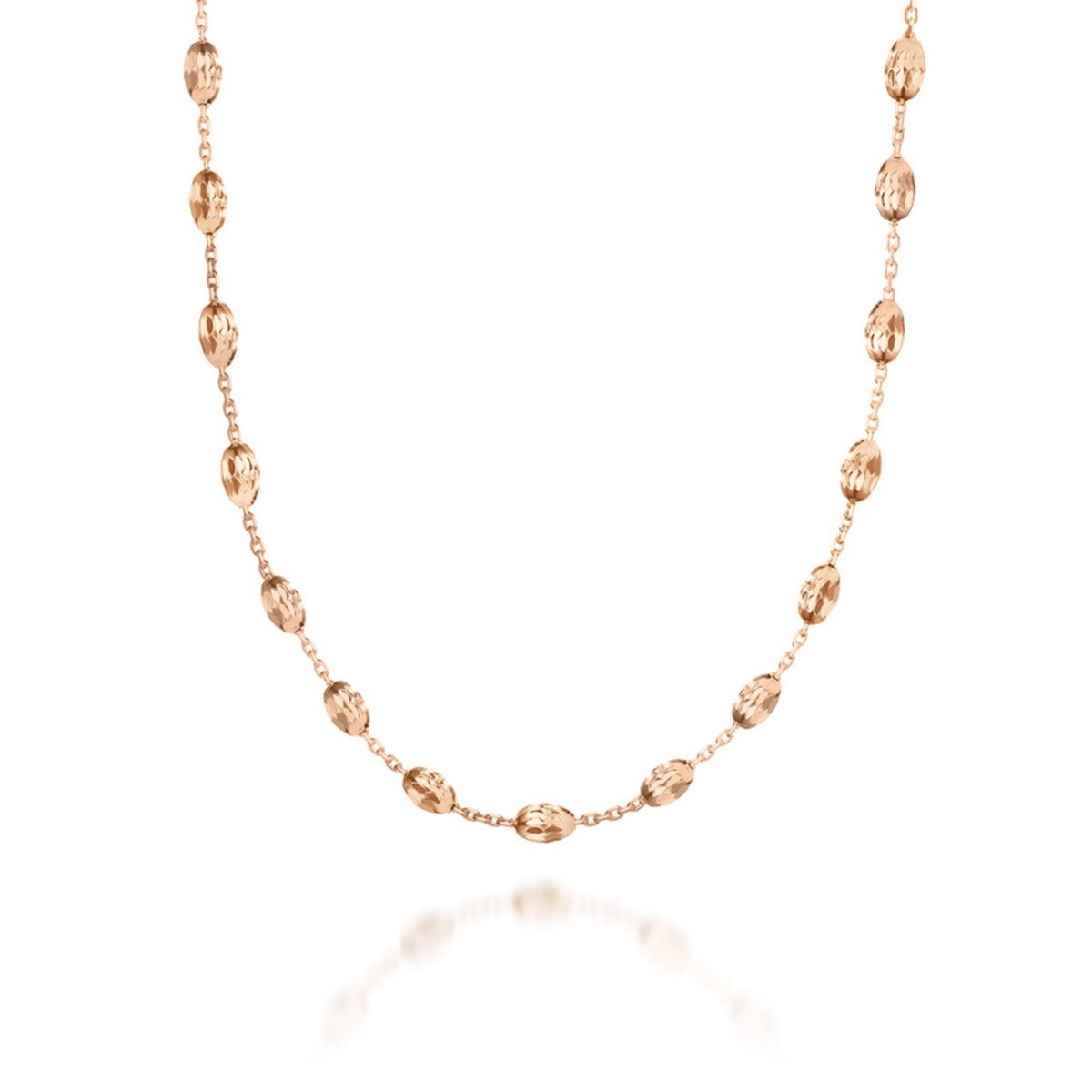 REAL EFFECT rose gold chain. (18 inches) - A & M News and Gifts