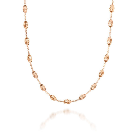 REAL EFFECT rose gold chain. (18 inches) - A & M News and Gifts