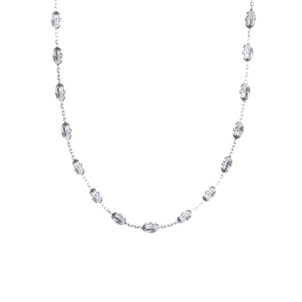 REAL EFFECT SILVER chain. (18 inches) - A & M News and Gifts