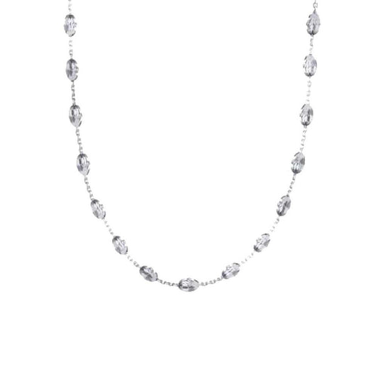 REAL EFFECT SILVER chain. (18 inches) - A & M News and Gifts
