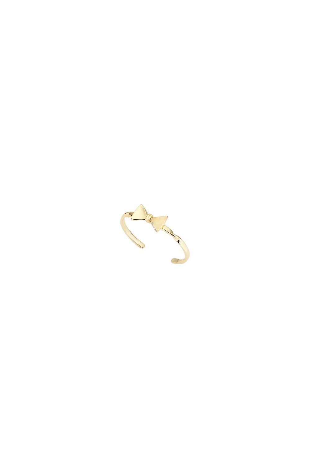 Tulisaa Crystal Tux Bow Cuff Gold