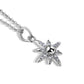 Silver Plated Star Pendant with Clear Stones