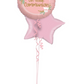 Pink Communion Balloon Bouquet 🎈🌸