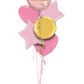 Pink Communion Balloon Bouquet 🎈🌸
