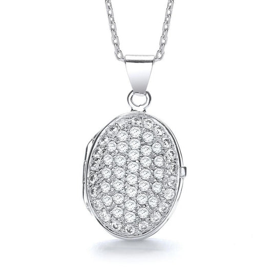 Sterling Silver Dazzle locket