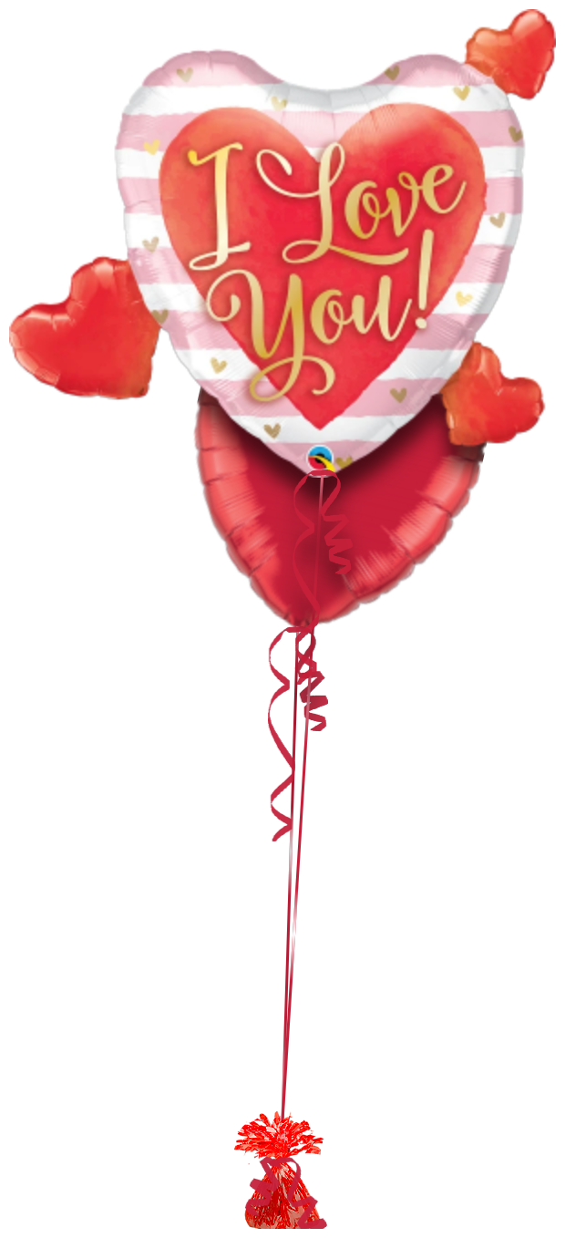 I Love You Hearts Balloon