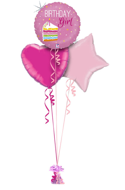 Birthday Girl Balloon helium balloon - A&M News and Gifts, Kells, County Meath