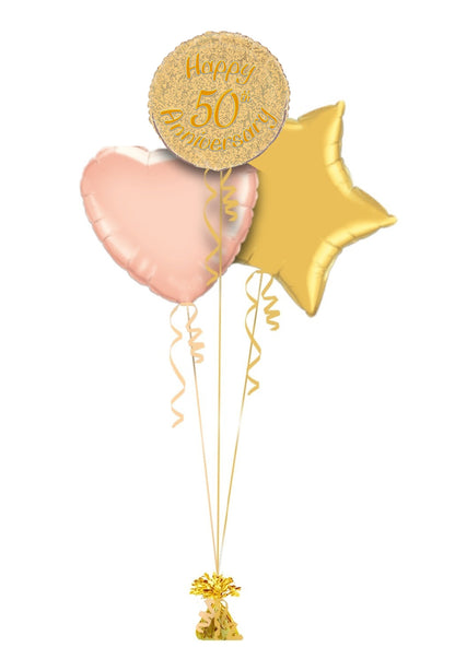 50th Anniversary helium balloon - A&M News and Gifts, Kells, County Meath