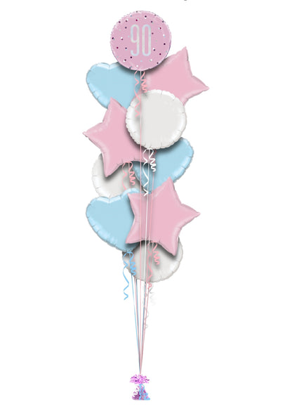 90th Birthday helium balloon - A&M News and Gifts, Kells, County Meath