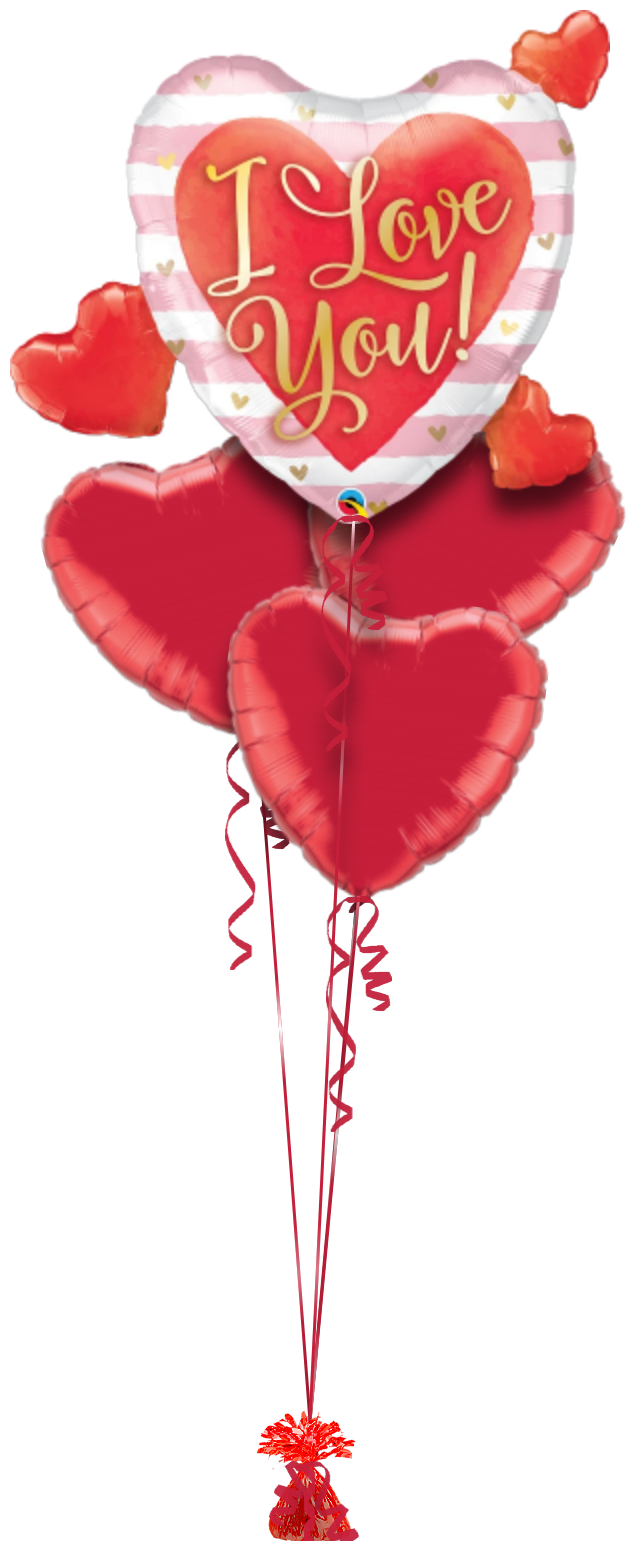 I Love You Hearts Balloon