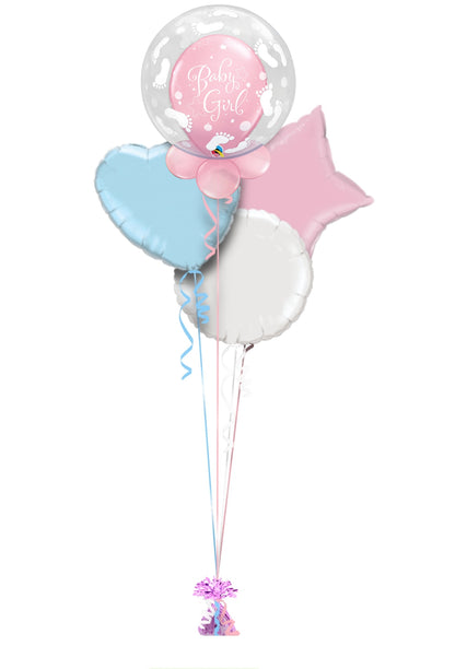 Baby Girl Bubble Balloon