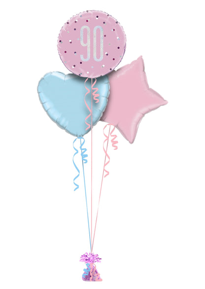90th Birthday helium balloon - A&M News and Gifts, Kells, County Meath
