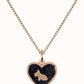 Radley Jewellery Fashion Heart Shaped Pendant Rose Gold Necklace