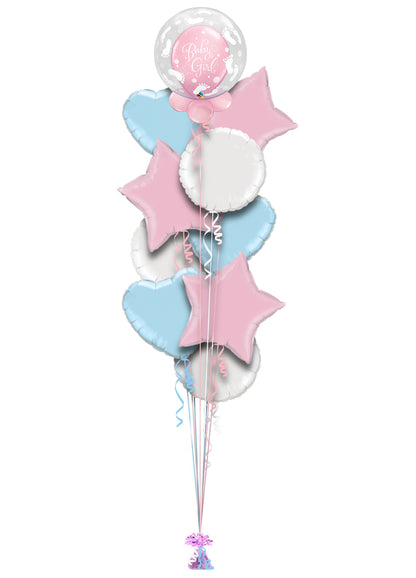 Baby Girl Bubble Balloon