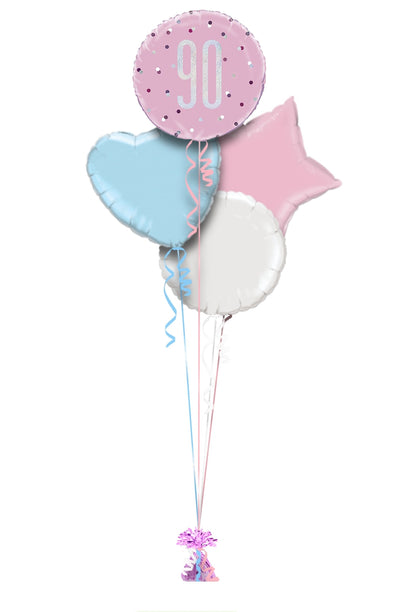 90th Birthday helium balloon - A&M News and Gifts, Kells, County Meath