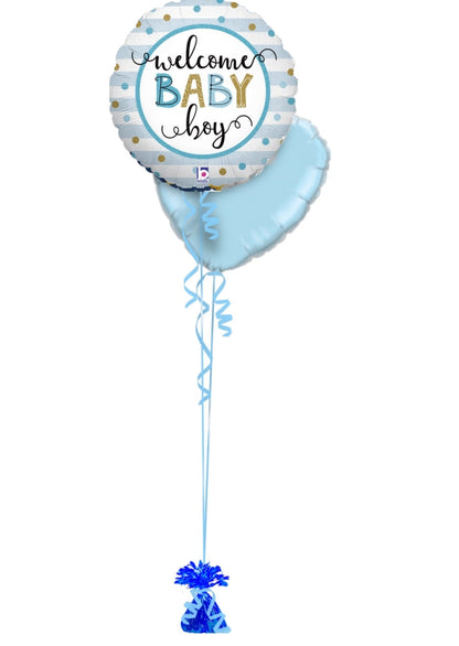 Baby Boy blue helium balloon - A&M News and Gifts, Kells, County Meath