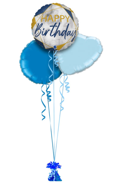 Birthday Blue & Gold