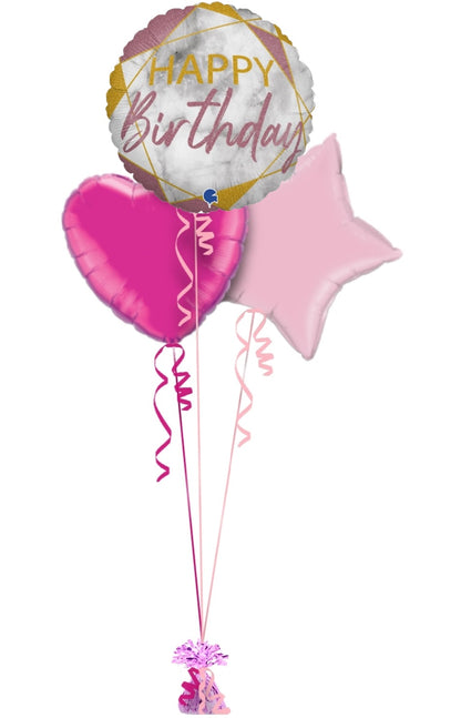 Birthday Pink & Gold